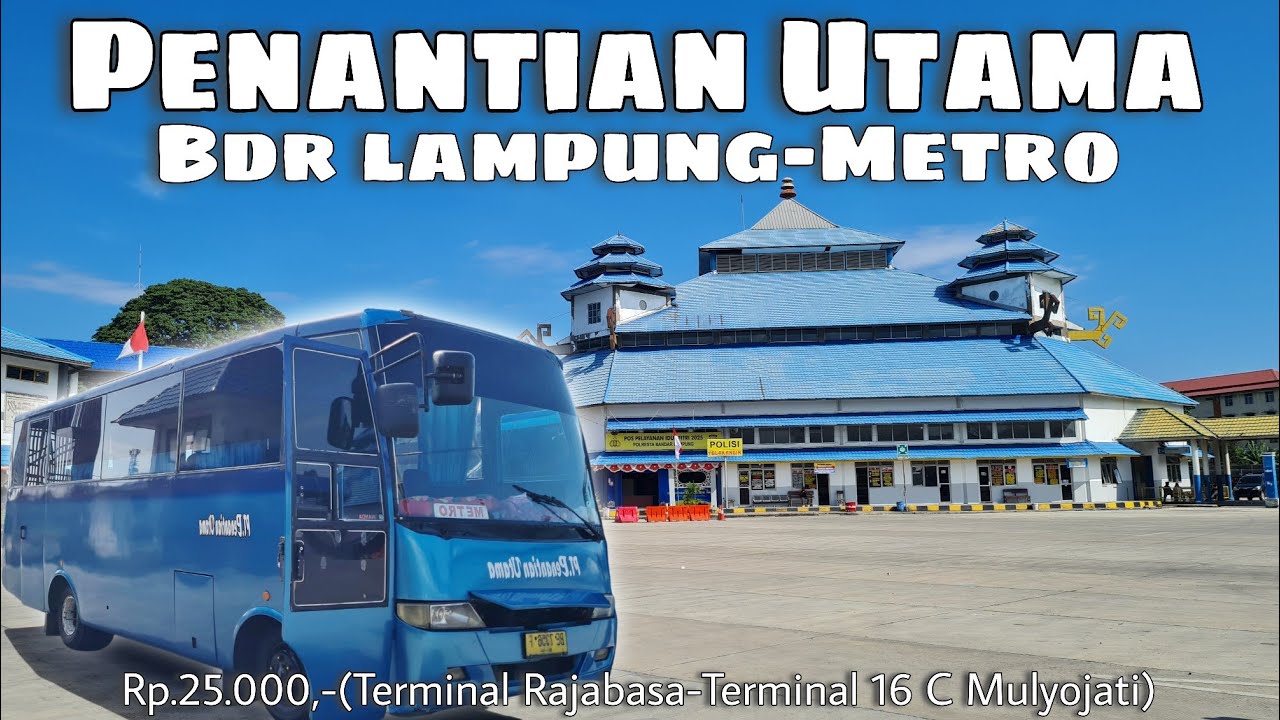 Nyobain Bus PENANTIAN UTAMA Bdr lampung-Metro 2025 | trip AKDP Lampung