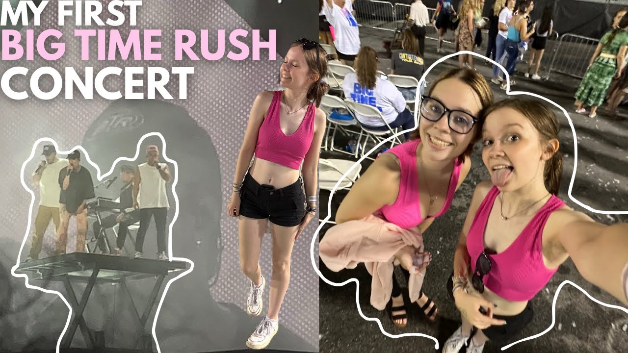 MY FIRST BIG TIME RUSH CONCERT! || a vlog from 2023 lol