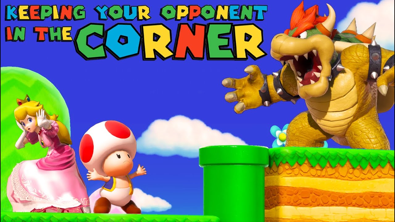 NEVER let your opponent out of the corner!