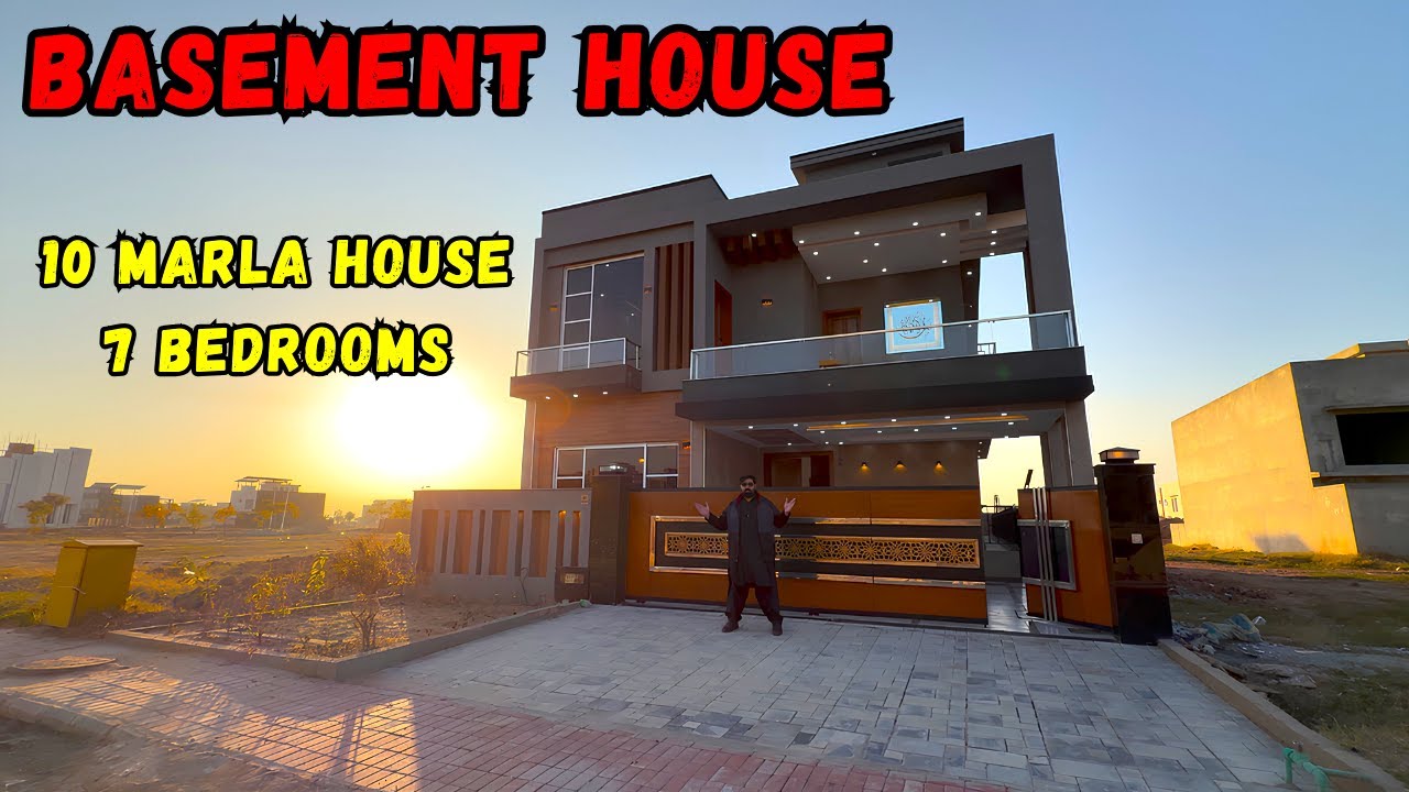 BASEMENT HOUSE | 7 BEDROOMS | 10 Marla Designer House For Sale | Bahria Town Rawalpindi