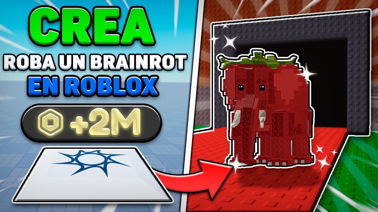 Como hacer tu PROPIO juego estilo ROBA UN BRAINROT en Roblox 2025 (Hacer Robux)