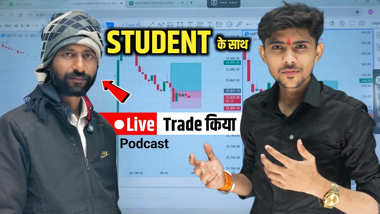 “Ghar Tak Aa Gaye Trading Sikhne Student 😳 | Live Trade Bhee kiya Sath me”