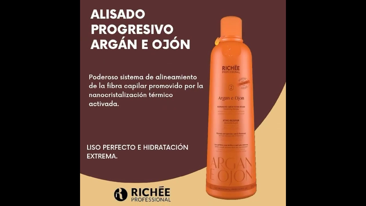(03002060175) RICHEE Professional Argan E Ojon Brazilian Keratin Treatment Kit 4 Parlour Saloon