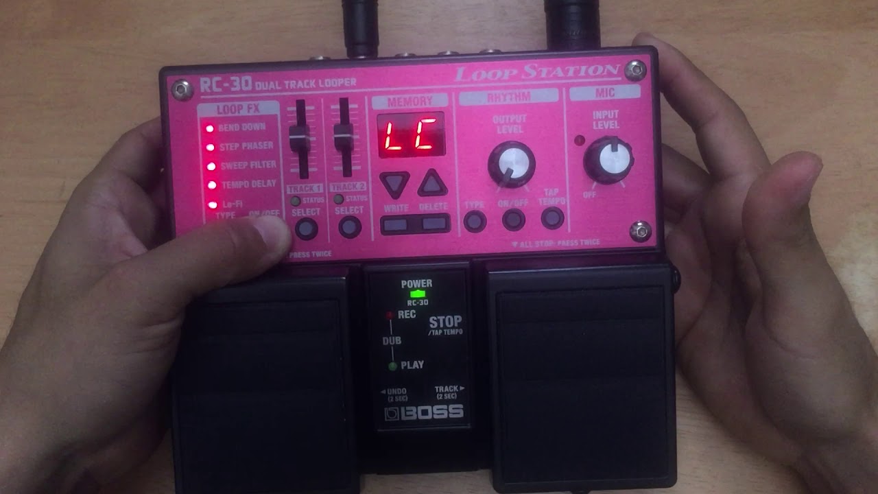 Ep.  2 BOSS RC-30 Beatbox Looping Tutorial Series - Simple Pedal Mode and Two Track Operation