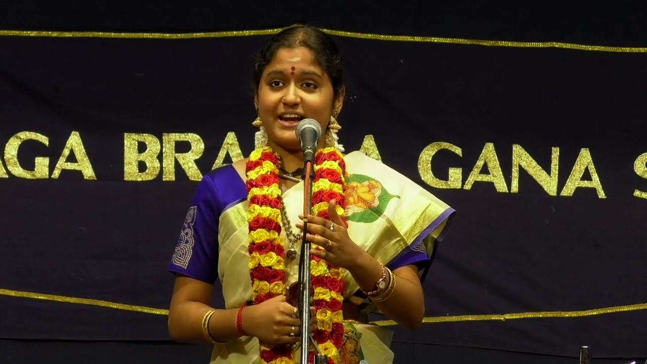 Varsha Bhuvaneswari's Harikatha on NANDHANAR CHARITRAM
