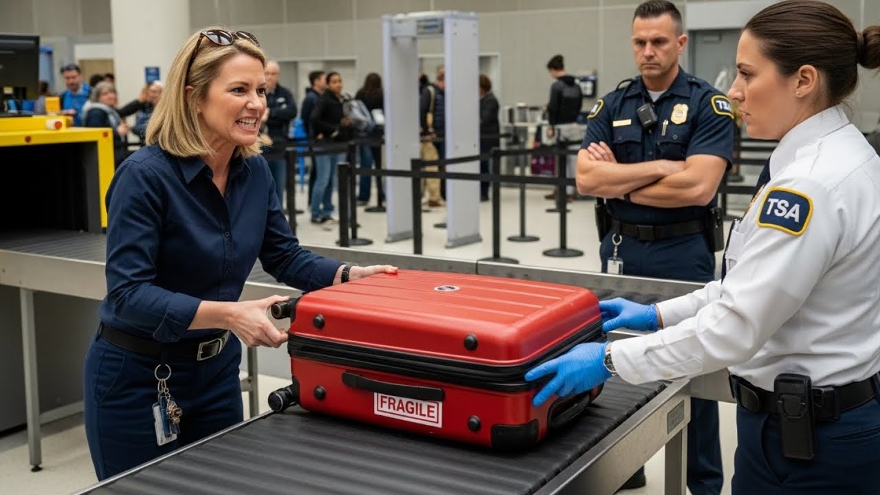 Karen Claimed Her Bag Was “Fragile” — TSA Checked Every Corner Anyway.