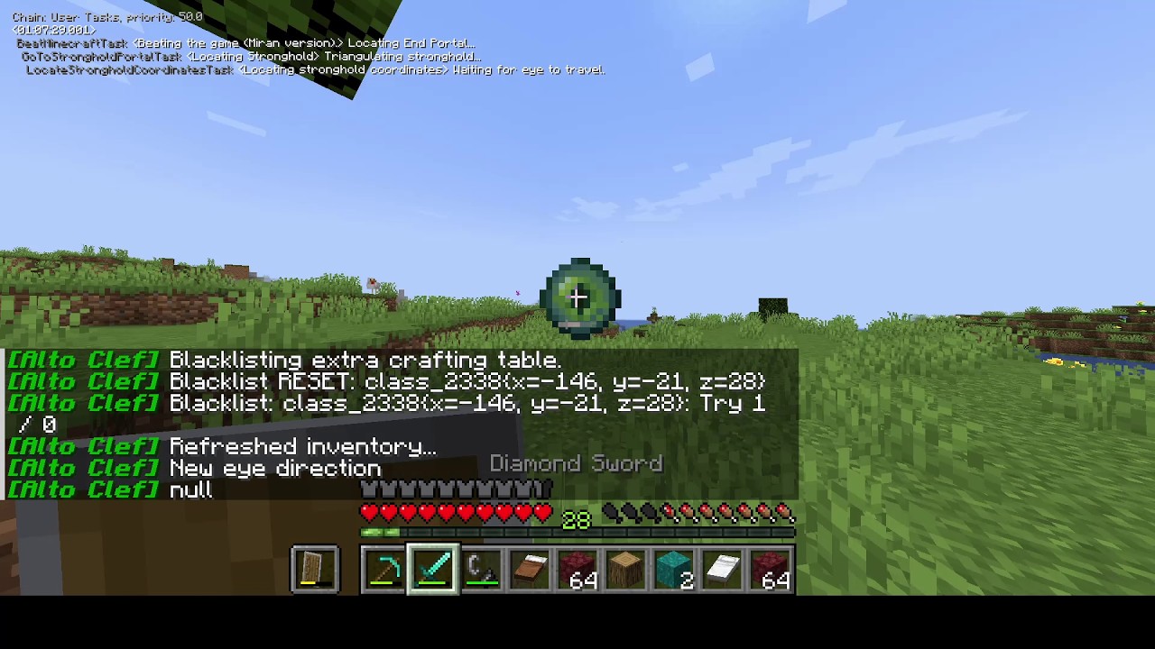 Bot beats Minecaft in under 2 HOURS | altoclef minecraft mod