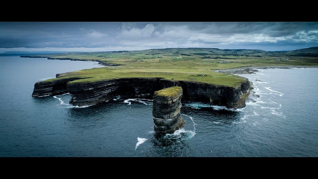 Downpatrick Head - Wild Atlantic Way County Mayo Ireland 4K