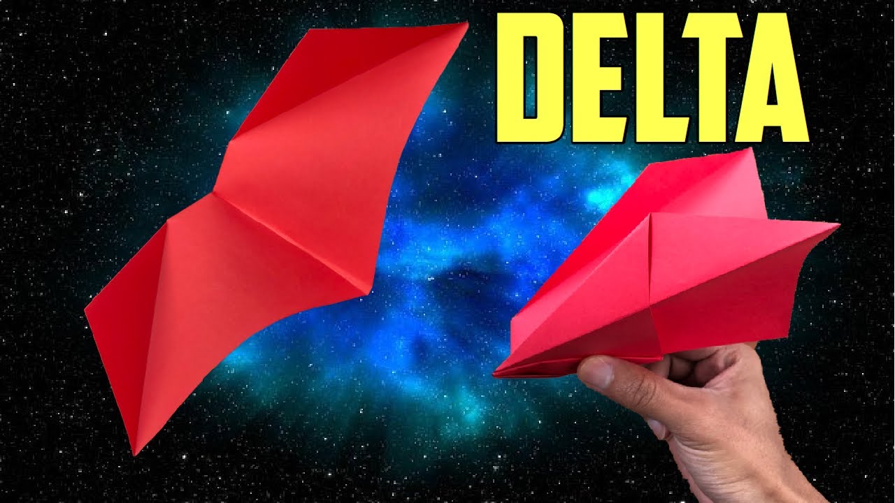 How to make a Paper Airplane - Best Paper Airplane - Delta