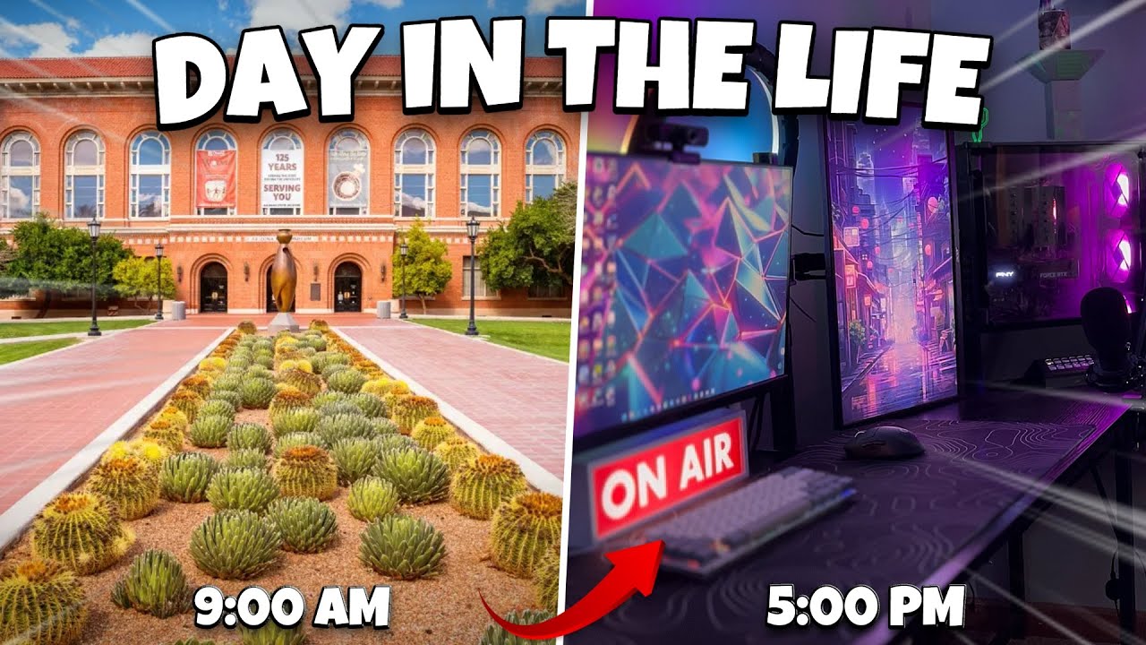 Day in the Life of an 18 Year Old Streamer/Content Creator