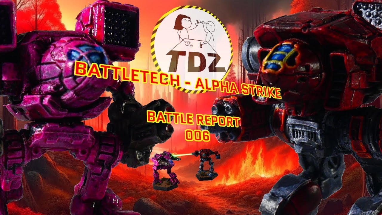 Battletech Alpha Strike Battle Report – War of the Wolf Mechs! - WAR ROOM EP006 - TABLEDROPZONE