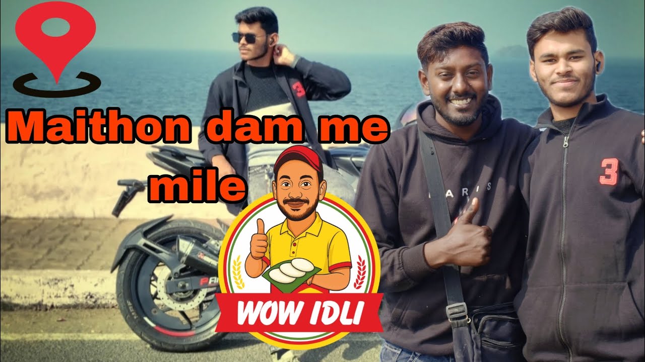 Maithon dam me mile @wowidli1 bhaiya/#viralvideo #trending #idli #damviews #newyear @TheUK07Rider