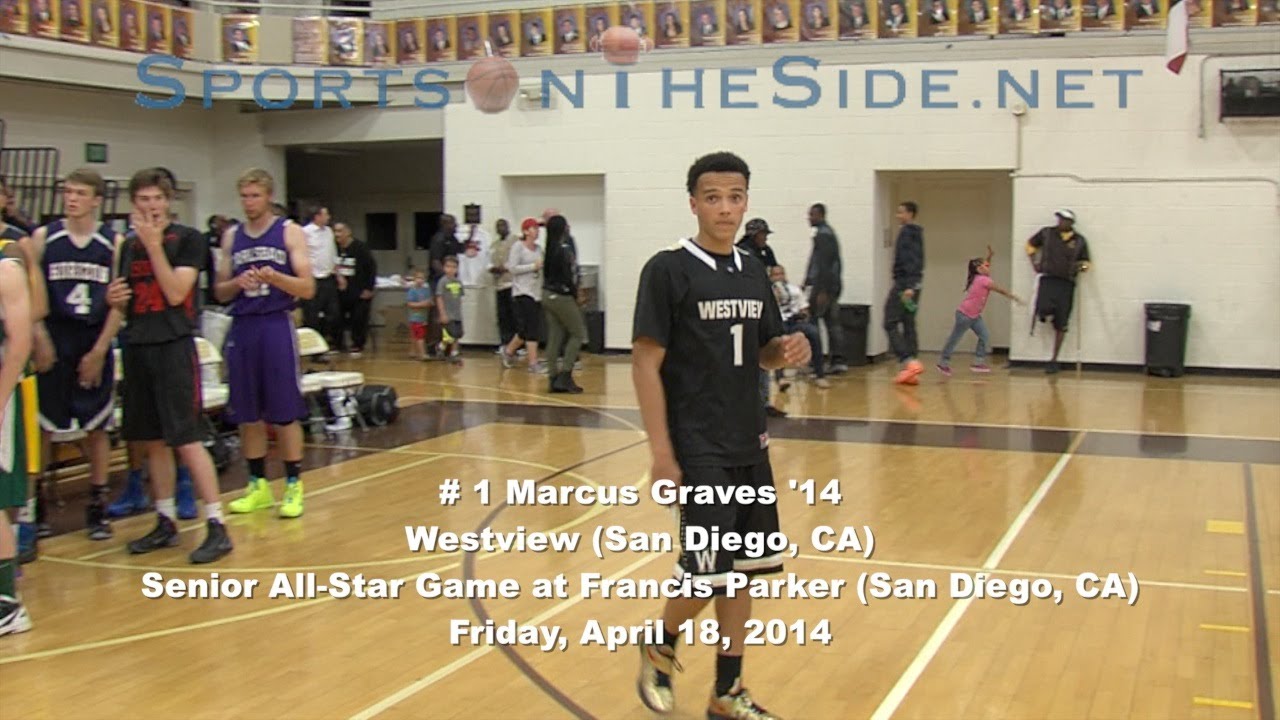 # 1 Marcus Graves '14, Westview, San Diego All-Star Game MVP, 4/18/14