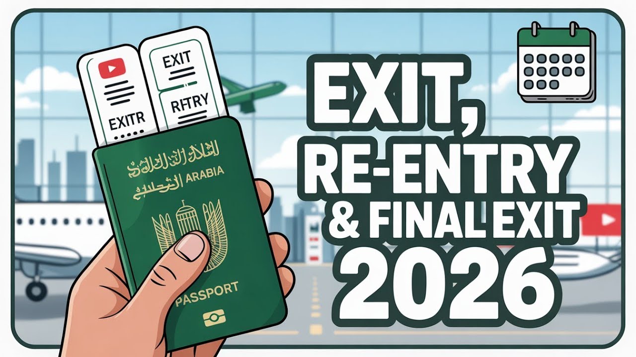 “Saudi Arabia Exit Re-Entry & Final Exit Updates 2026 – Complete Guide|@Sauditalks360 