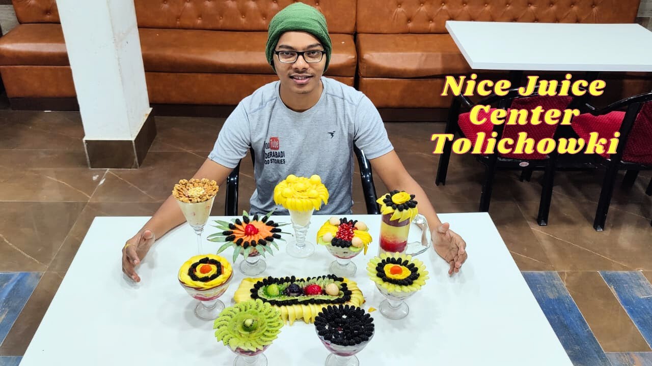 Nice Juice Centre, Tolichowki || Creative Fruit Salads and Presentations || Must Watch