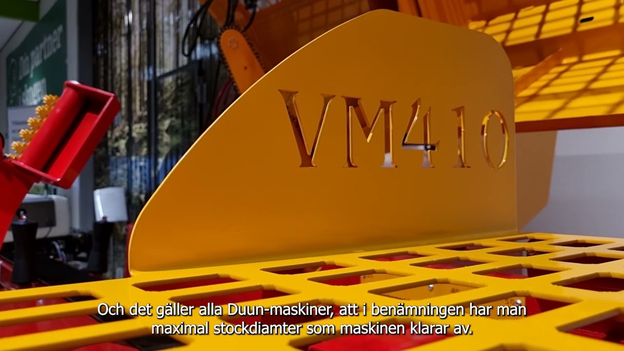 Duun vedmaskin VM410
