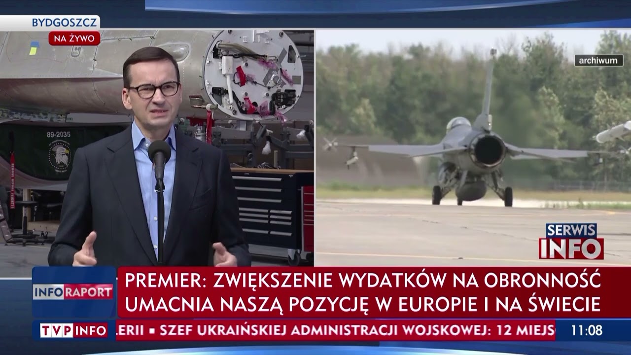 Premier w zakładach lotniczych w Bydgoszczy.