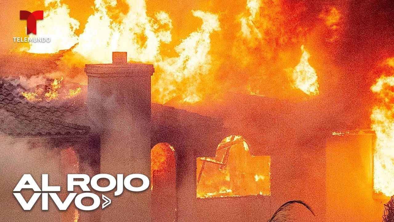 Imágenes de la destrucción causada por el incendio forestal Mountain en California | Al Rojo Vivo