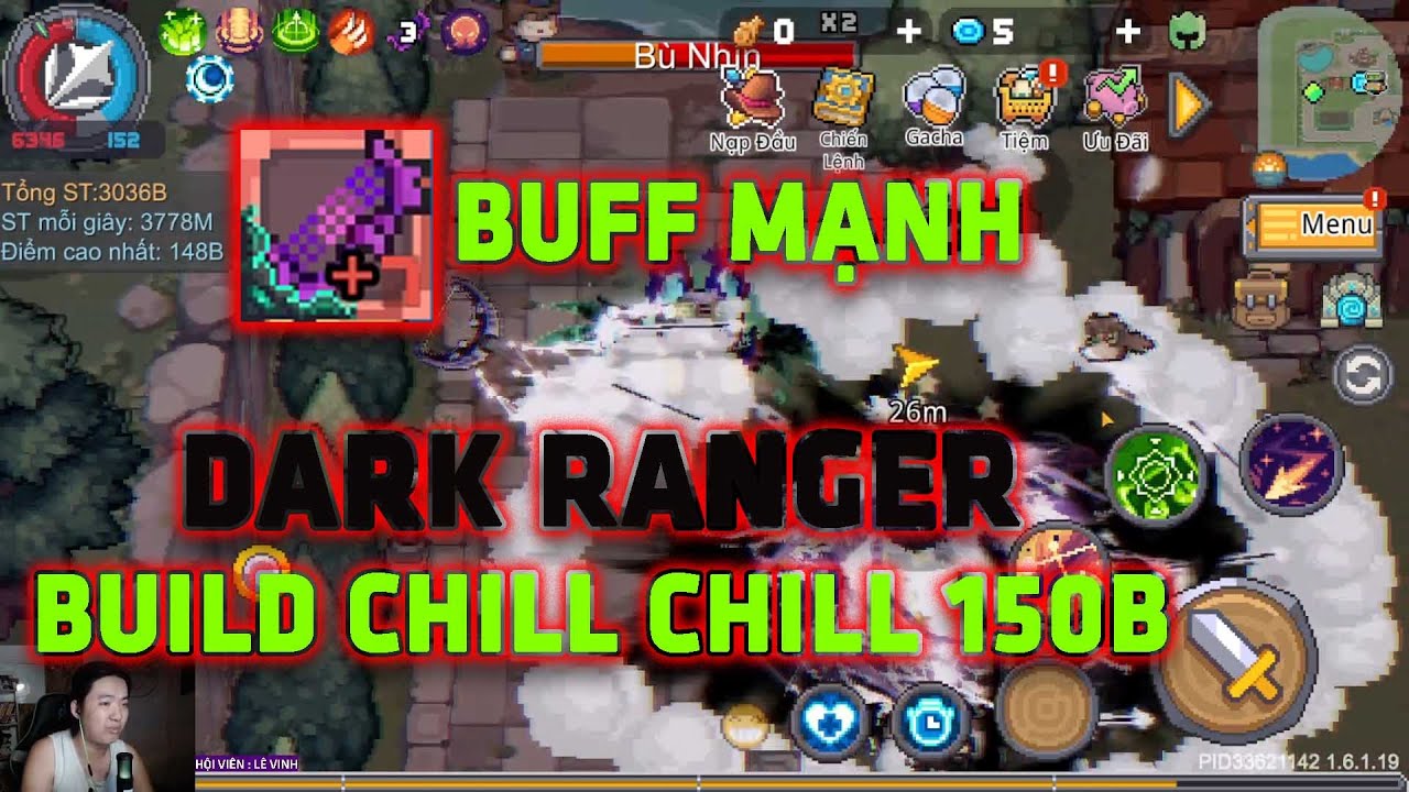 Build Xạ Thủ Hác Ám Chill Chill cũng 150B SS2 Soul Knight Prequel
