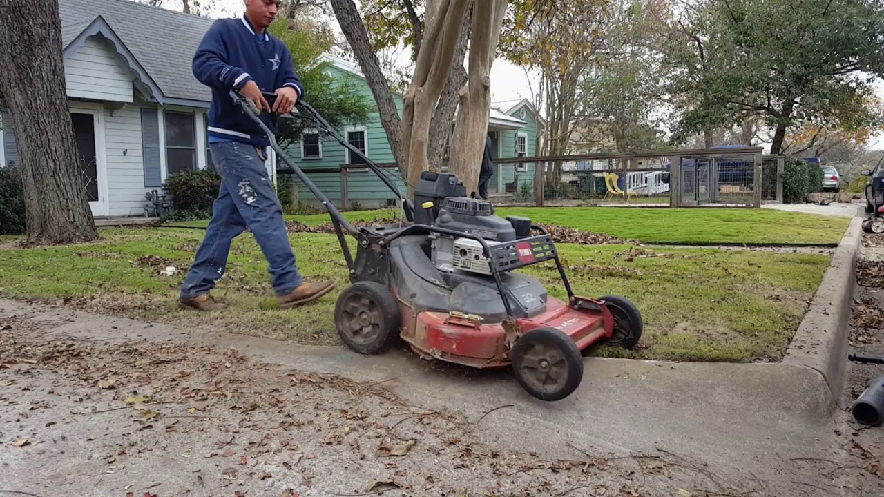 Small yard mowing  STIHL FS90R TORO TURFMASTER  ECHO PB-770