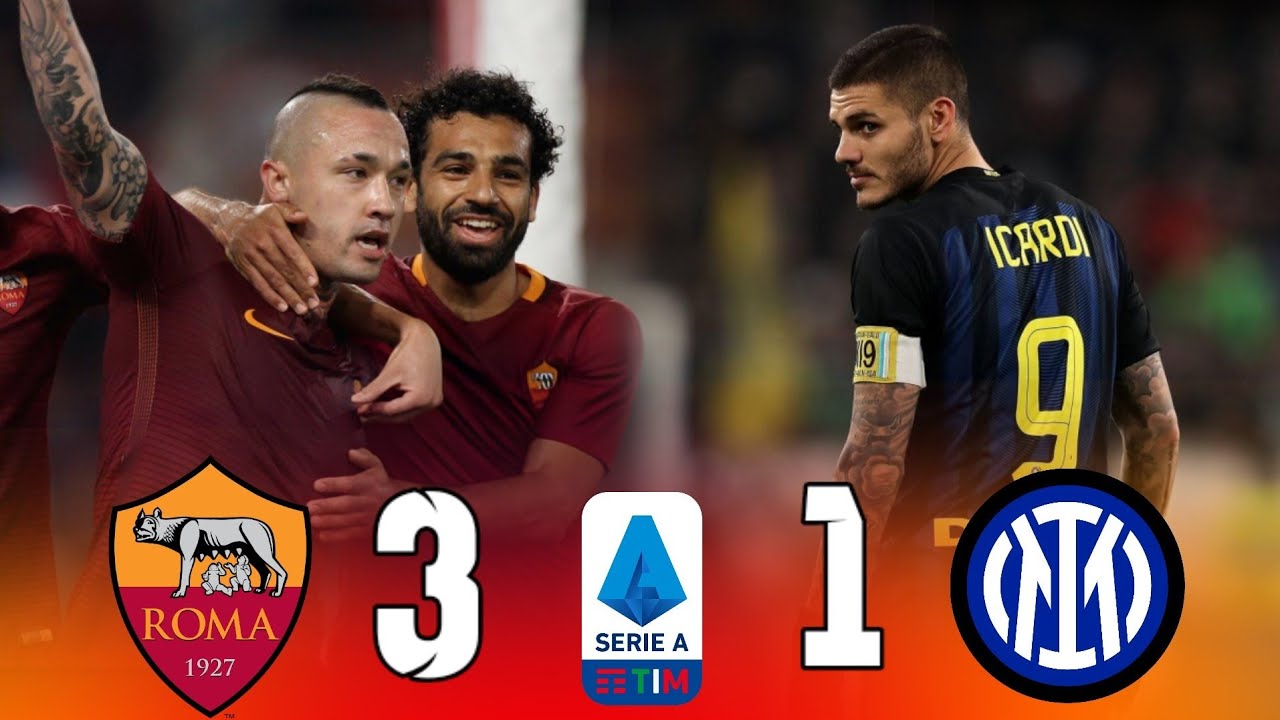 نار نار 🌋🔥 ( روما 3-1 انتر ميلان ) بتعليق حفيظ الدراجى 🤯 ( الدورى الايطالي 17/16 )