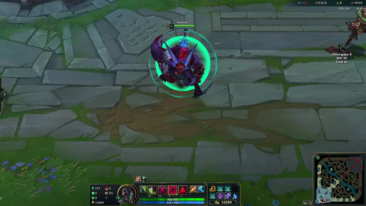 SKIN SPOTLIGHT Warwick Gray Chroma Sapphire / Zafiro  - HONOR 5 / capsule - LOL