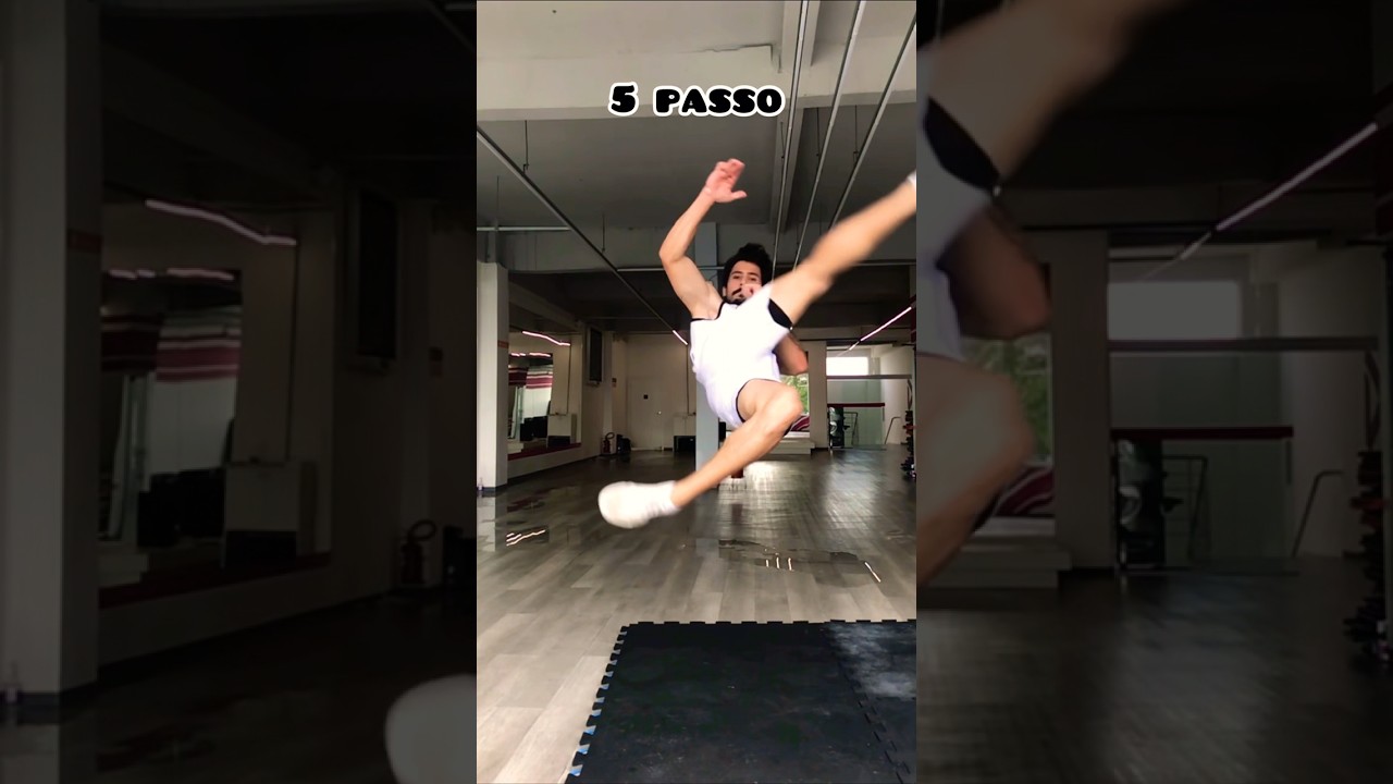 Tutorial Parafuso Trocado 5 passos #tutorial #capoeira #shorts #shortsvideo #shortsyoutube #saltos