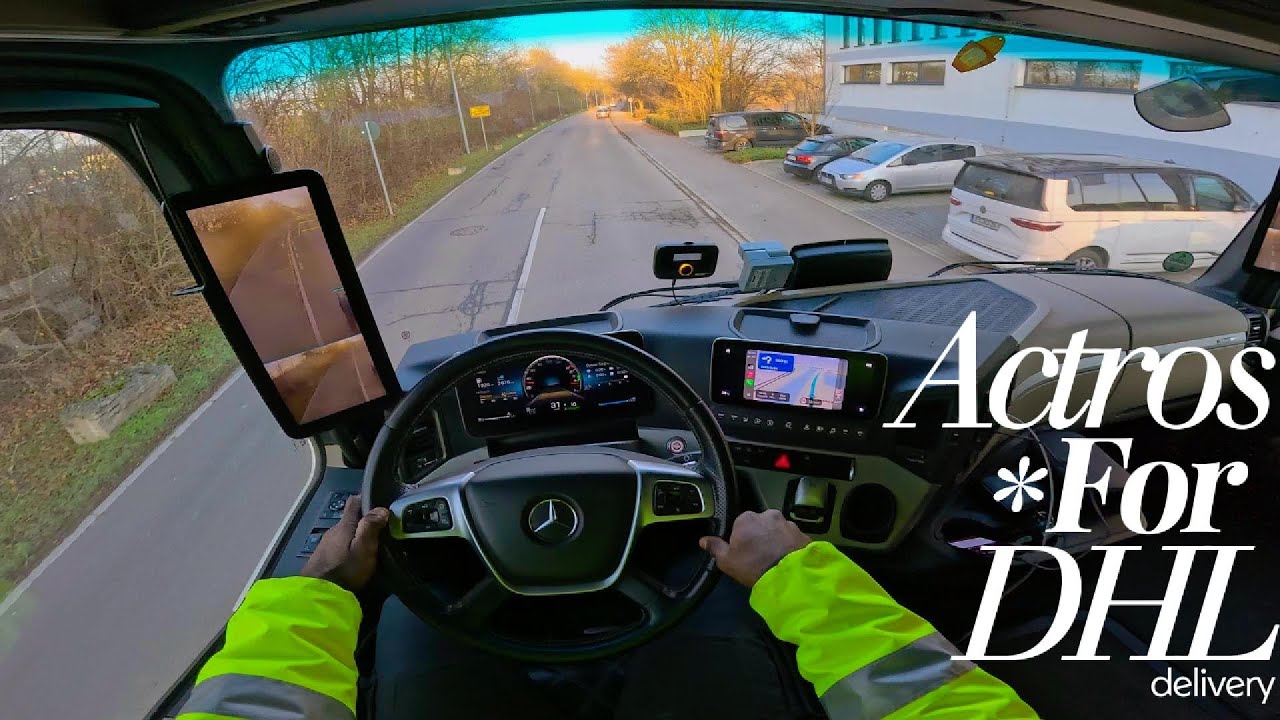 POV Mercedes Actros Pick Up For DHL Freight