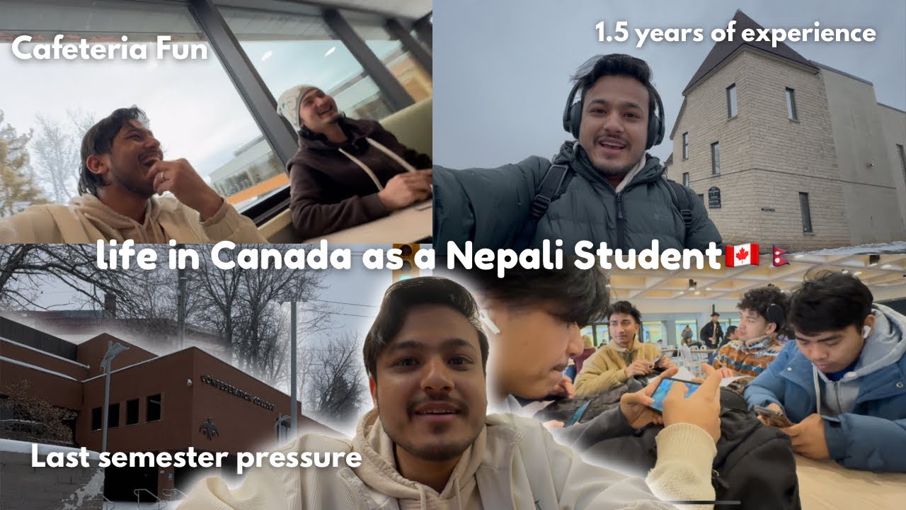 Living In Canada as an International Student | College life fun& last semester Chaos