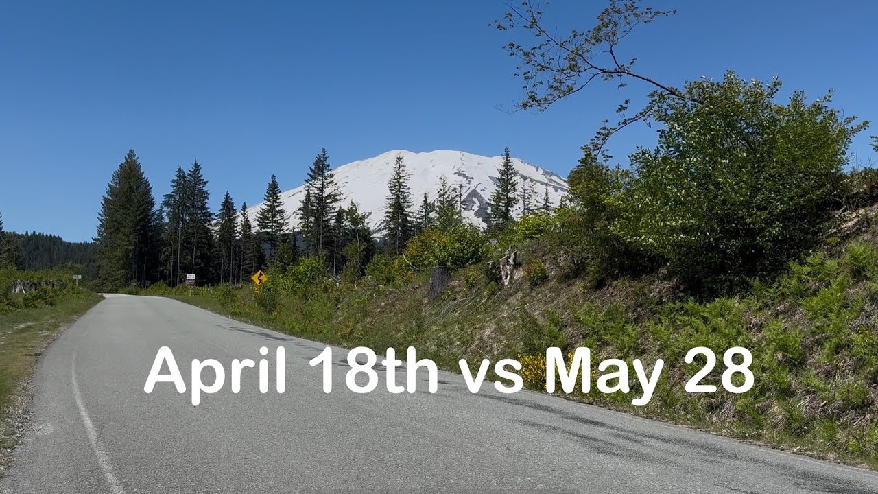 4K Two Climbs of Saint Helens within a month. April 18th, 2025 vs May 28th, 2025 Comparison