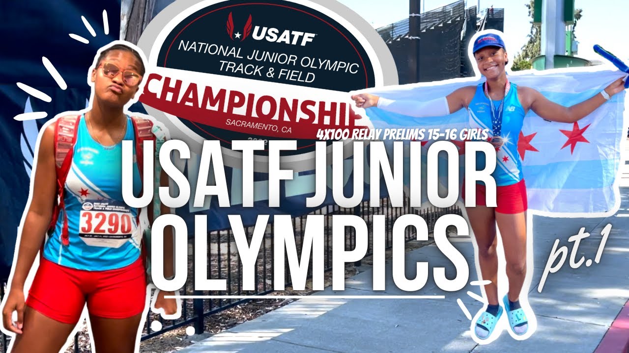 2022 USATF JUNIOR OLYMPICS VLOG! 15-16 GILRS RELAY PRELIMS! Pt.1 🇺🇸