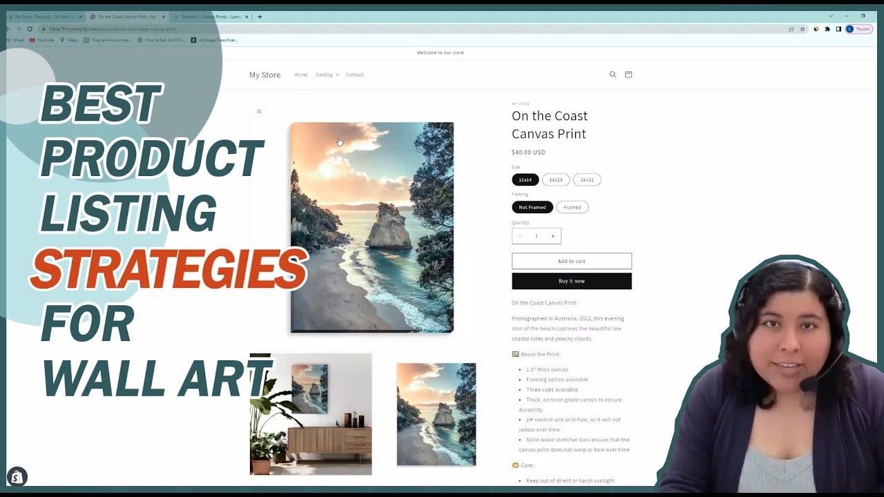 Lumaprints Webinar 7: Adding Wall Art onto your Shopify/E-Comm shop