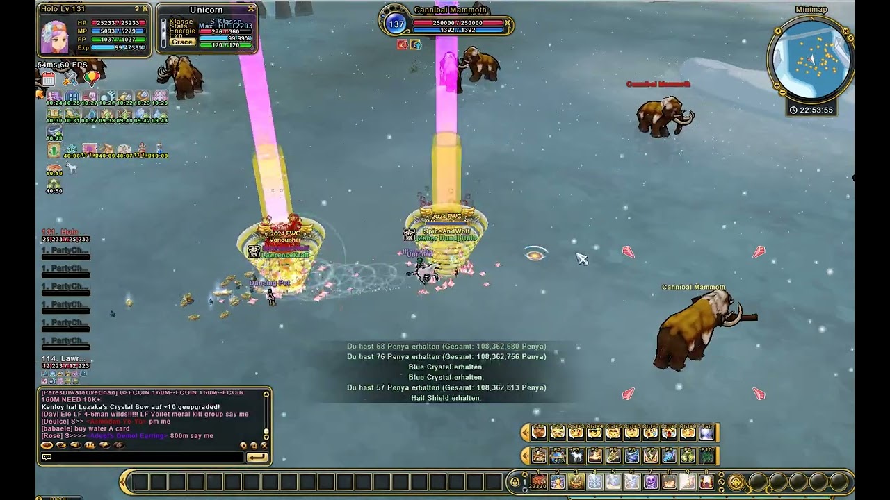 Flyff Universe FWC Lvl131 Tank Elementor | Cannibal Mammoths