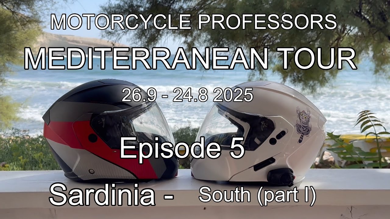Sardinia 🇮🇹 The Great Mediterranean Tour  Motorcycle Professors  Episode 5    2025