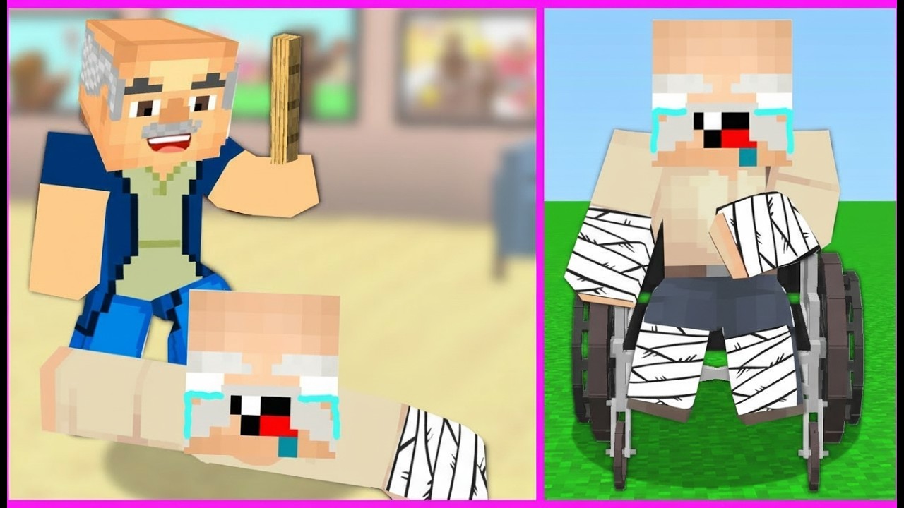 فلم ماين كرافت : ابو احمد كسر عضام ابو كشنيط 🔥😱