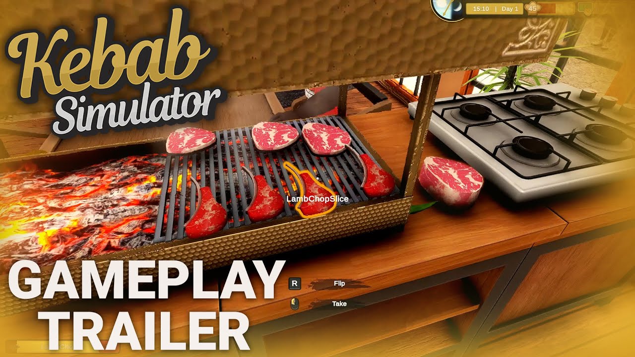 Kebab Chefs! - Restaurant Simulator | Announce Trailer