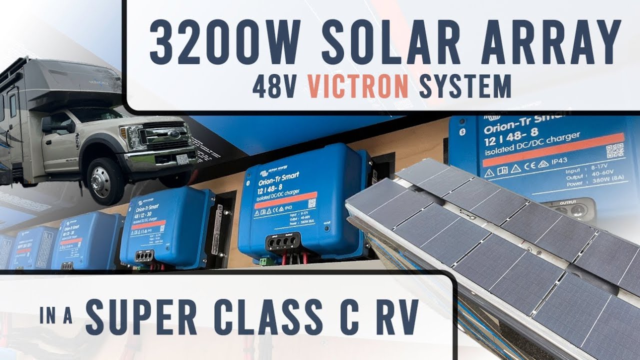 The Most Solar We Ever Installed In A Class C Motorhome!