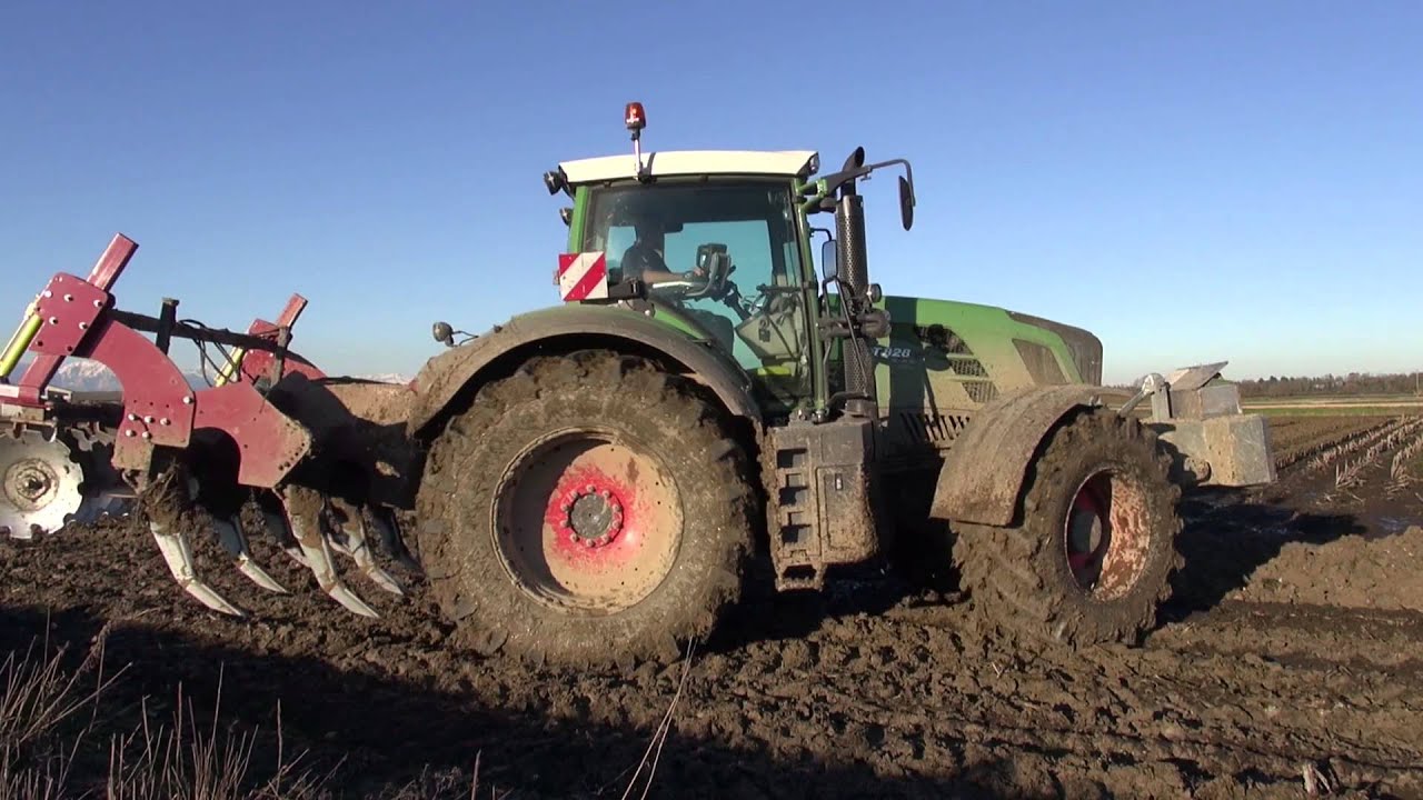 SUBSOILING - FENDT 828 Vario Profi + BADALINI