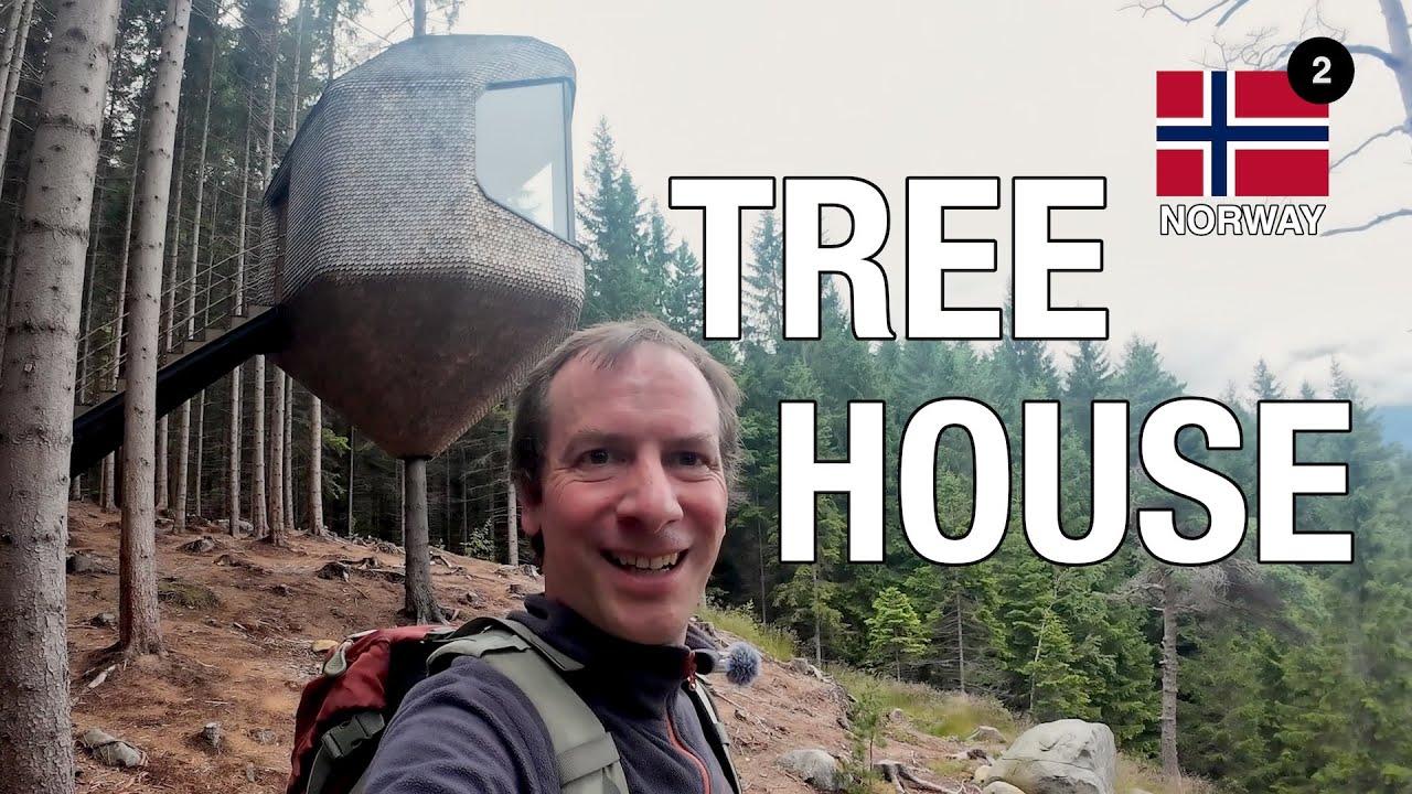 I stayed in a TREE HOUSE with AMAZING views in Odda, Norway | Energica Experia | Electric Motorcycle