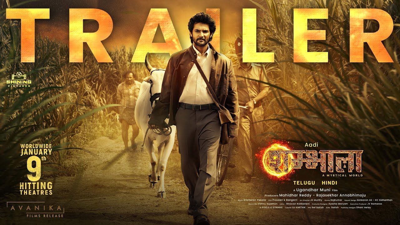Aadi Shambhala Hindi Trailer | Jan 9th Release | Aadi SaiKumar | Archana Iyer | Ugandhar Muni