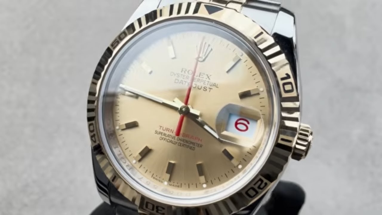 Обзор сертифицированных подержанных часов Rolex Datejust Turn-O-Graph 116263 CHP IX JUB
