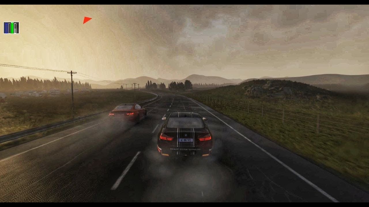 BMW M4 meets highlands | Assetto corsa | Pure mod | Rain