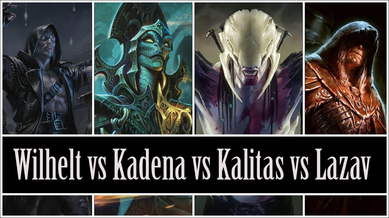 Wilhelt vs Kadena vs Kalitas vs Lazav | Paper Commander EDH Gameplay | eedi H tribalkai
