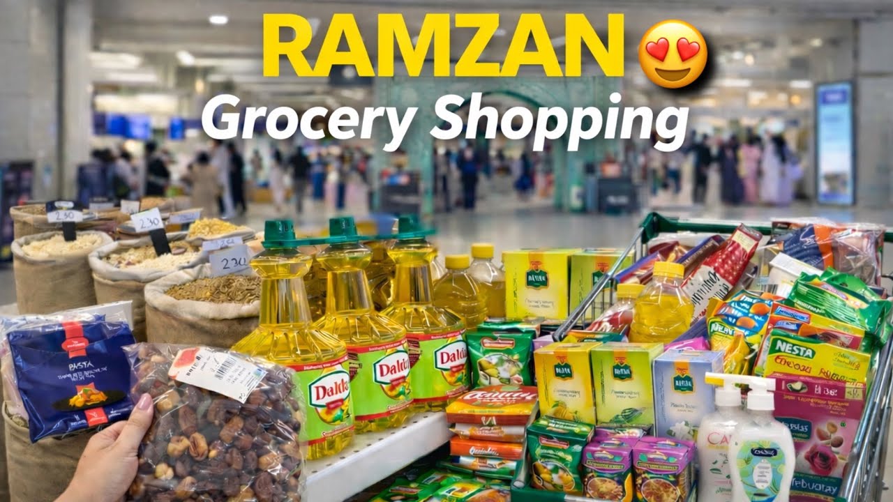 Ramzan Grocery Shopping Pakistan 🌙 | Last-Minute Rush & Organising Tips | Ramzan 2026 