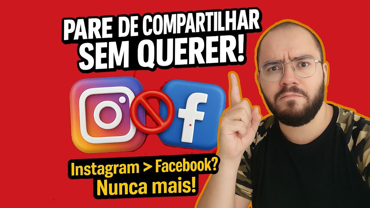 Como Desativar o Compartilhamento Automático do Instagram no Facebook (Stories e Feed)#instagram