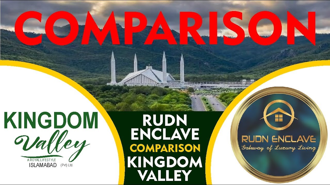Comparison || Rudn Enclave VS Kingdom Valley || Real Estate || Property Sale on instalment