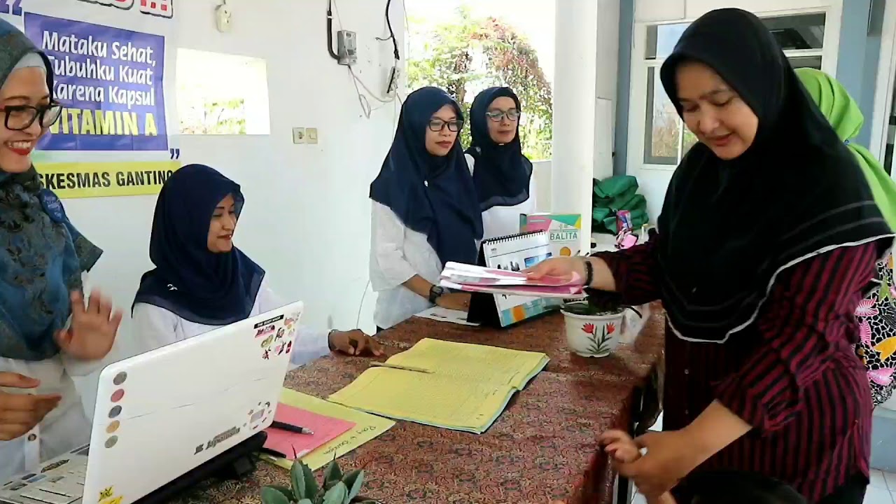 KEGIATAN POSYANDU BALITA PUSKESMAS GANTING DI DESA BANGAH