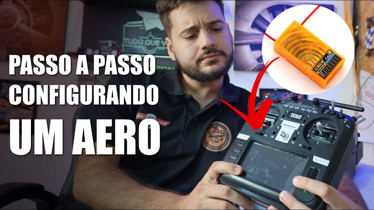 RADIOMASTER TX16S, Como bindar e configurar um Aeromodelo - CTQV
