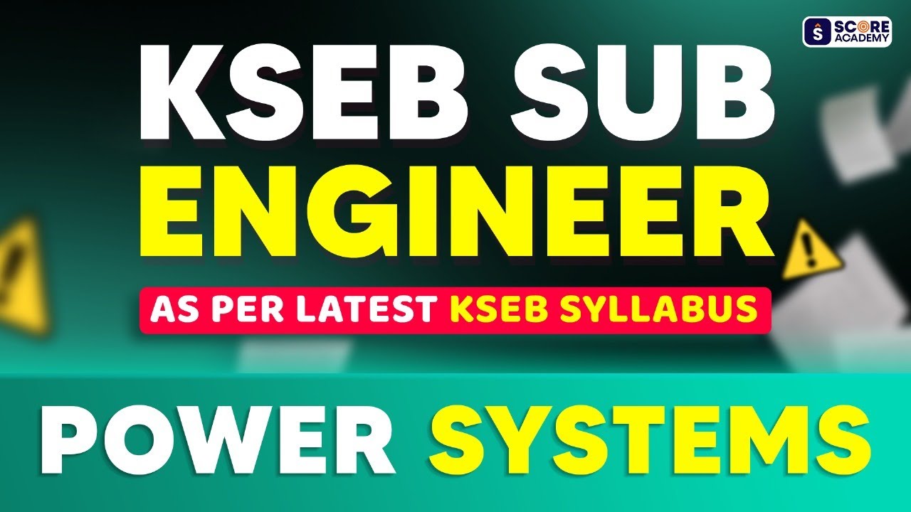 KSEB Sub Engineer Electrical Crash Course | 70 Days Study Plan | KSEB Sub Engineer Classes