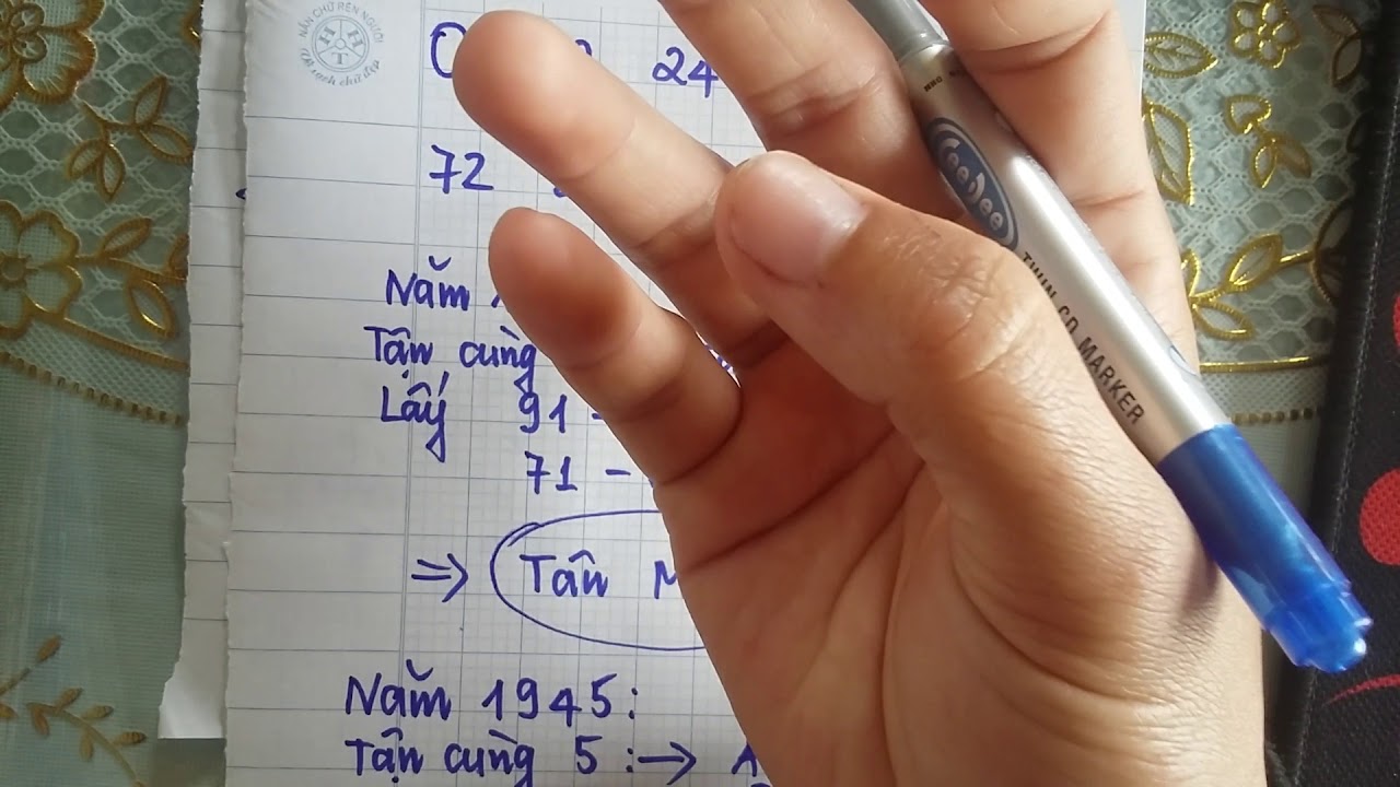 C&aacute;ch t&iacute;nh thi&ecirc;n can địa chi năm sinh